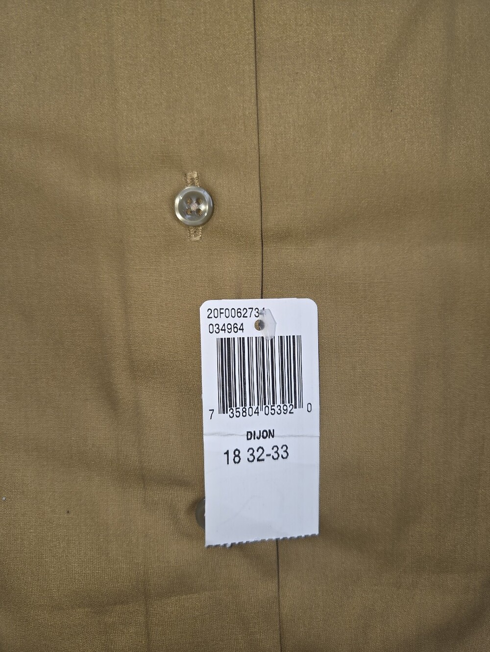Van Heusen Men’s Dijon Dress Shirt - Picture 5 of 5